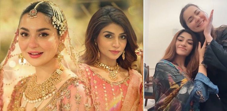 Zoya Nasir, Hania Aamir share hilarious reel from 'Mere Humsafar' set