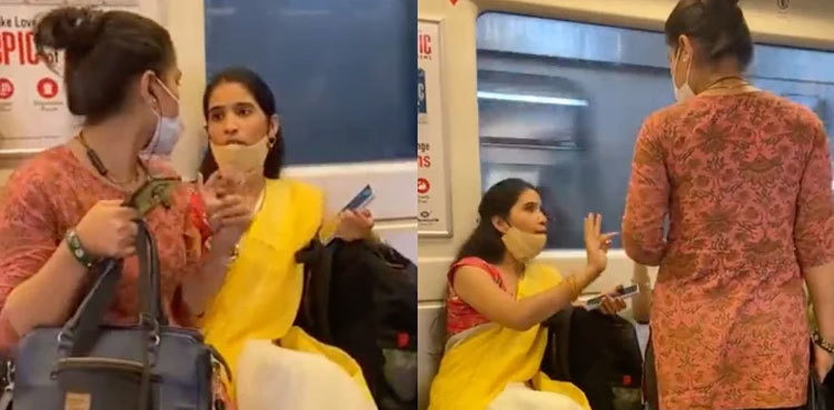 Viral video: Two women fight over seat in Delhi Metro