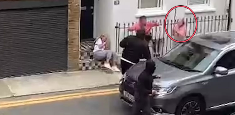 Elderly woman confronts thieves with broomstick, video goes viral