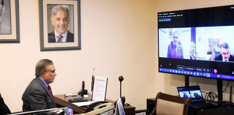 In first meeting, Ishaq Dar briefs IMF on economic situation