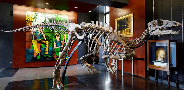 Small dinosaur fit for the living room to be sold at Paris auction