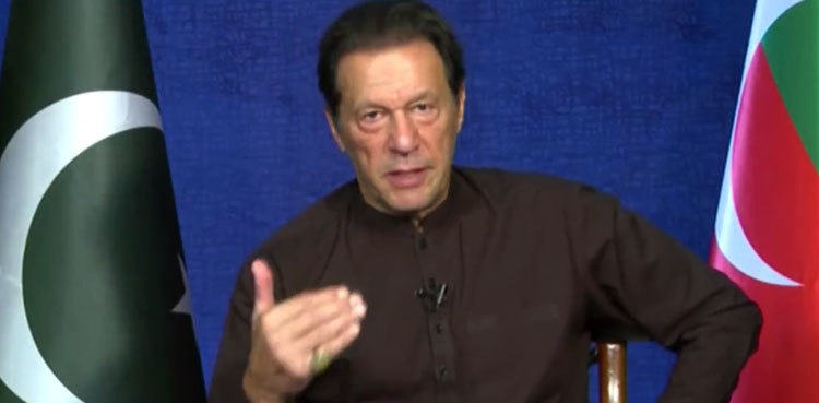 Imran Khan says long march towards Islamabad to take place in October