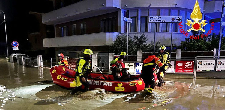 At least nine dead as flash floods hit central Italy