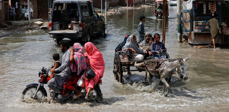 From furnace to flood: world's hottest city in Pakistan now under water