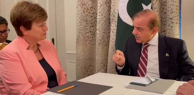 PM Shehbaz Sharif, IMF MD Kristalina Georgieva meet on UNGA sidelines