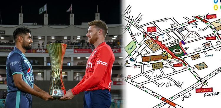 PAKvENG: Traffic plan unveiled for Karachi matches