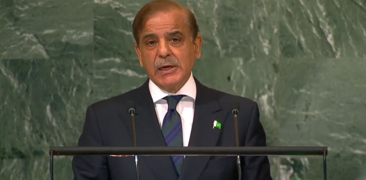 At UNGA, PM Shehbaz urges world leaders to ‘act now’ against climate change