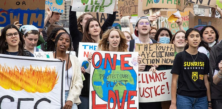 Young victims of climate disasters urge action from US lawmakers