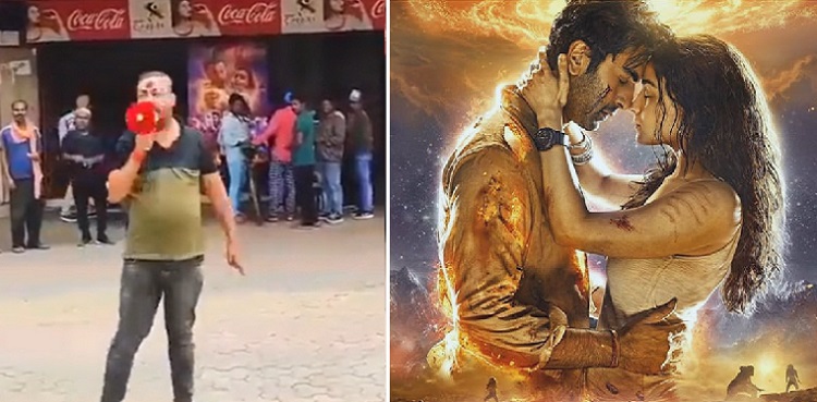 Viral video: Man shouts 'Boycott Brahmastra' outside cinema hall
