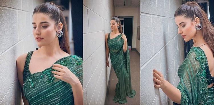 Hareem Farooq goes glam with her Saree diaries