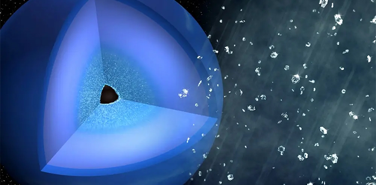 It's raining diamonds across the universe, research suggests