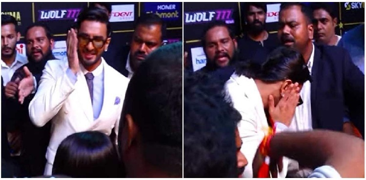 Viral video: Ranveer Singh gets slapped by his bodyguard