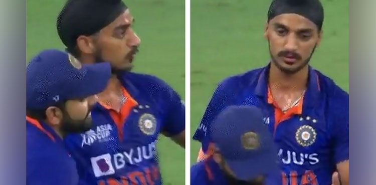 Rohit Sharma refuses to help pacer Arshdeep Singh, video goes viral
