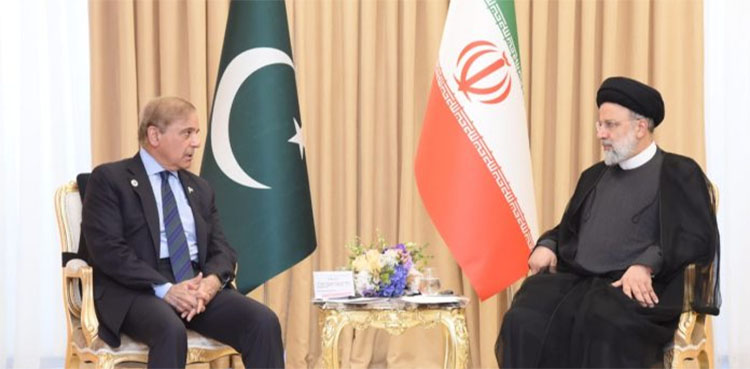 PM Shehbaz Sharif meets Iran's Ebrahim Raisi on SCO sidelines
