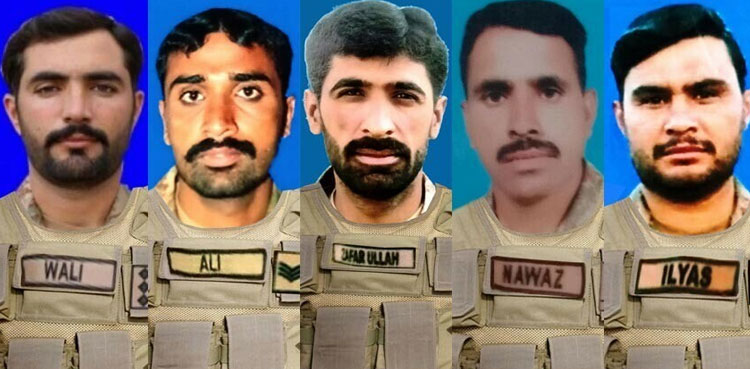 Five soldiers martyred in North Waziristan IBO: ISPR