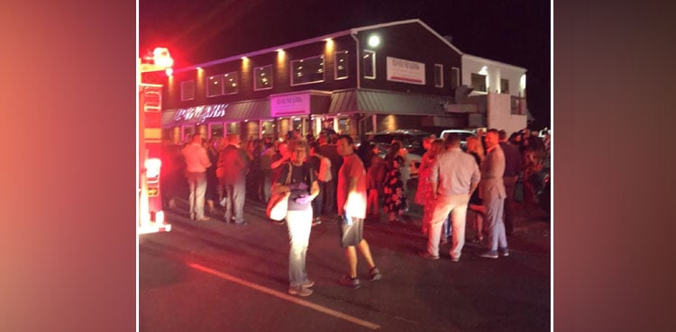 Wedding venue's floor caves in during reception