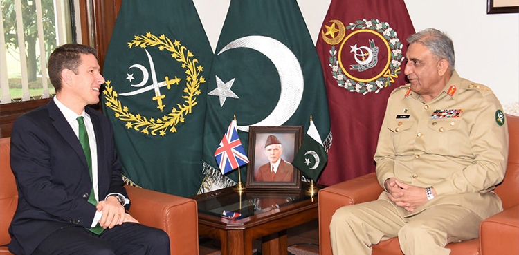 British High Commissioner Christian Turner met COAS Bajwa: ISPR