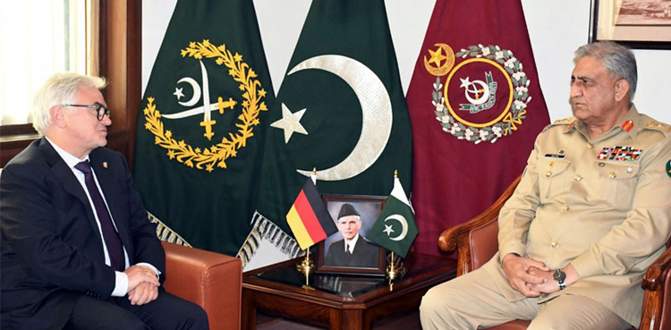 COAS Bajwa, German envoy discuss bilateral ties, regional security