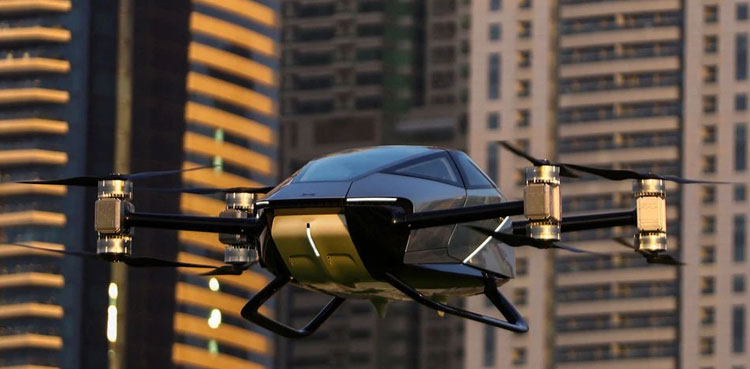 Chinese 'flying car' makes first public flight in Dubai