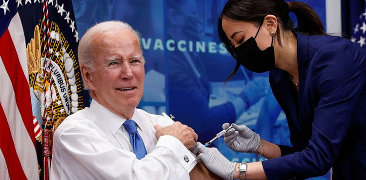 Joe Biden gets updated Covid booster shot