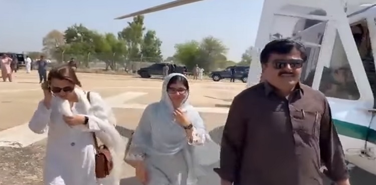 Malala Yousufzai reaches Dadu to visit flood-hit Johi