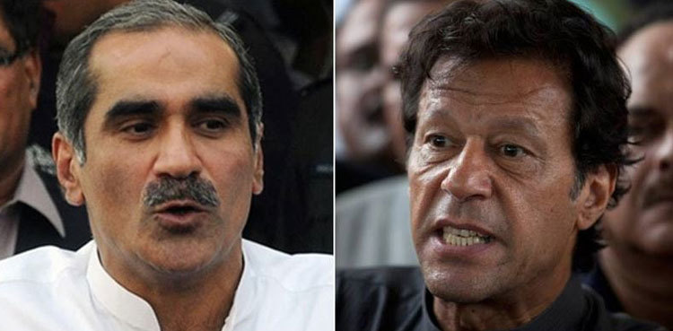 Khawaja Saad Rafique not happy over Imran Khan's disqualification