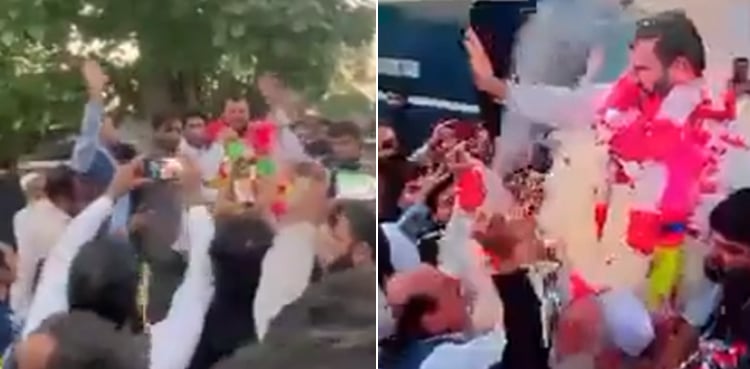 PTI MNA Saleh Muhammad released from Adiala Jail