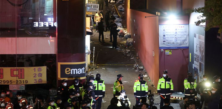 South Korea stampede death toll rises to 120, fire authorities say