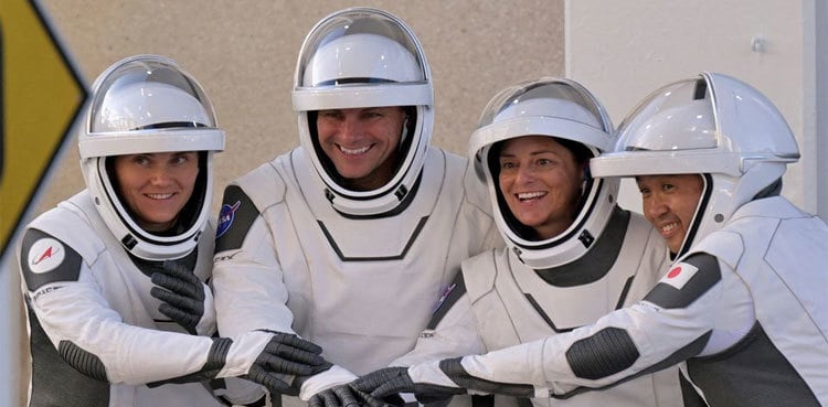 Latest four-member SpaceX crew welcomed aboard space station