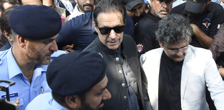 Imran Khan’s plea seeking cancellation of arrest warrant disposed off