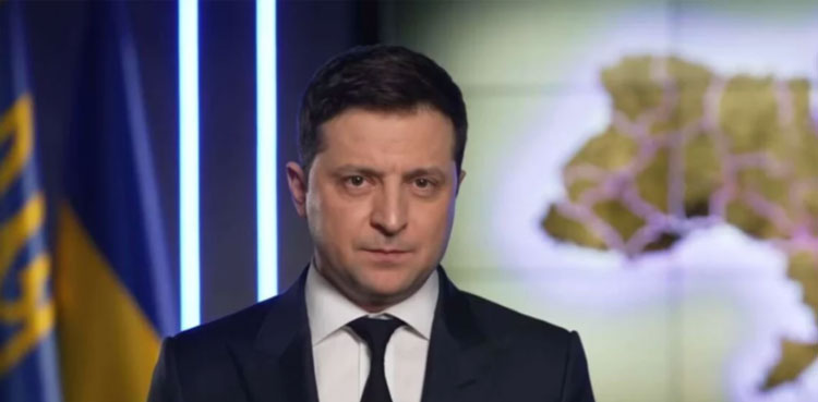 Zelensky slams Russia's 'dirty bomb' claims, calls for 'harsh' response