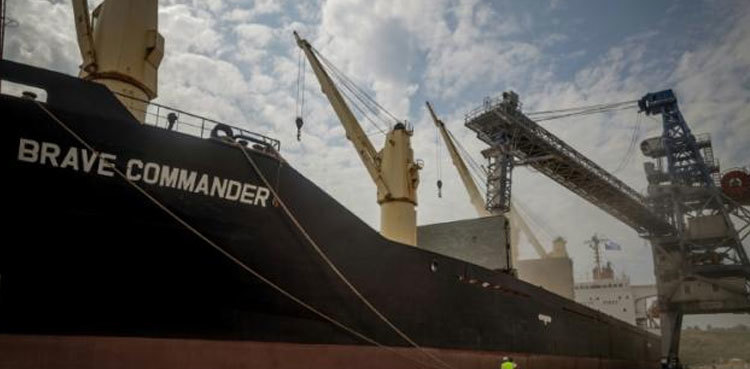 Ukraine blames Russia for making grain export 'impossible'