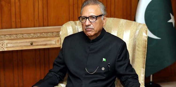 President Alvi urges stakeholders for dialogue over COAS appointment, elections