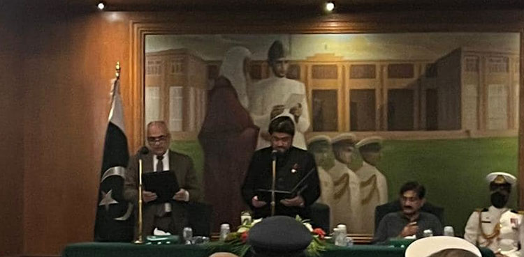 MQM-P's Kamran Tessori sworn in as new Sindh governor