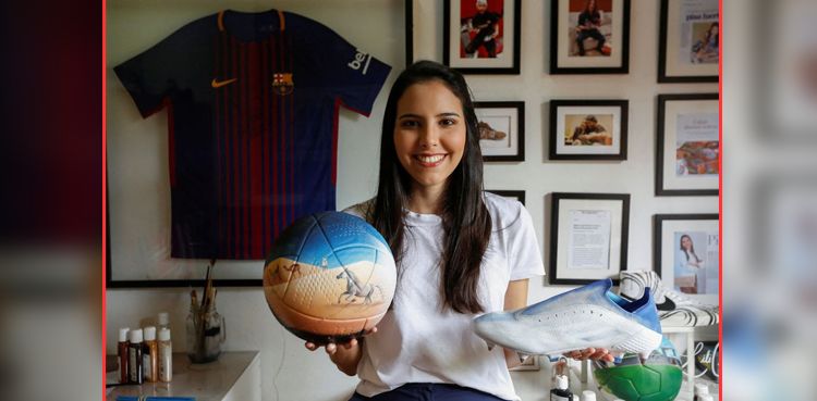Paraguay artist who painted boots for Messi looks to bring colour to World Cup