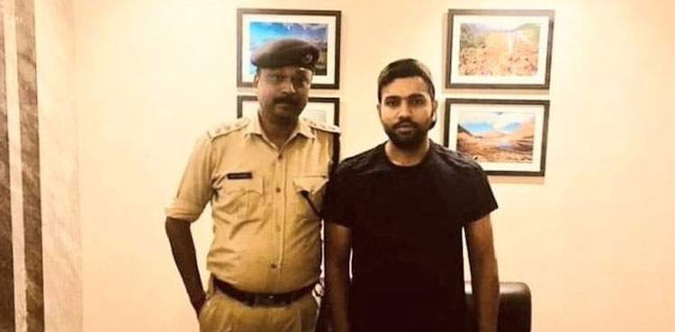 Was Indian captain Rohit Sharma arrested by police?