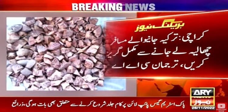 CAA advises Turkiye-bound passengers to avoid carrying betel nuts