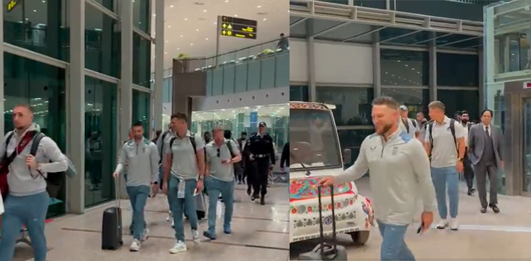 England cricketers land in Pakistan for first Test series in 17 years
