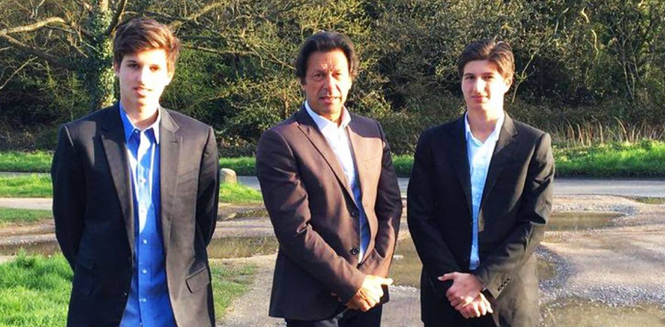 Imran Khan's sons reach Lahore to visit him