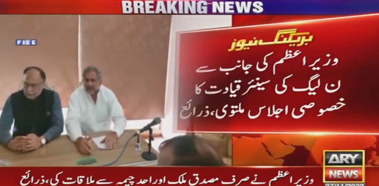 PM Shehbaz Sharif postpones PML-N meeting