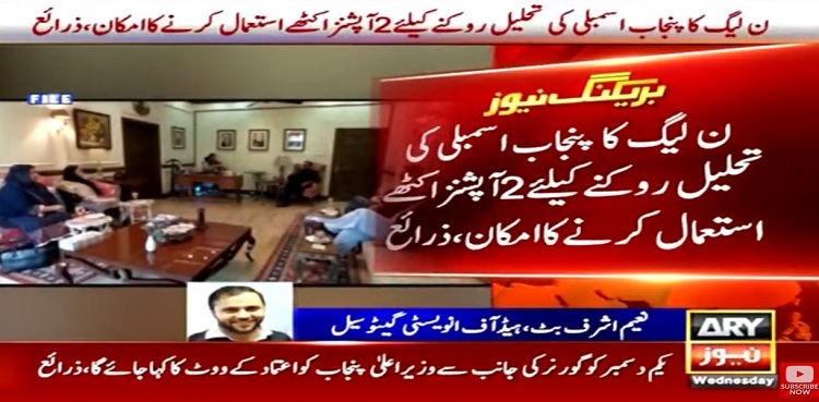 PML-N to use 'double whammy' to evade Punjab Assembly dissolution