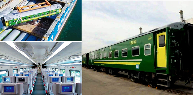Pakistan receives first batch of high-speed rail coaches from China