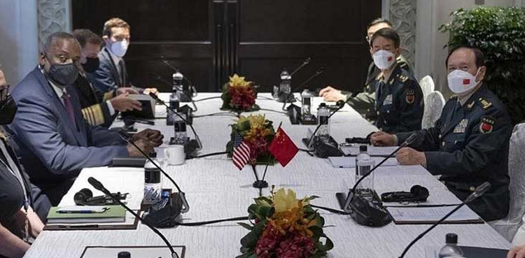 US, China defence chiefs meet in Cambodia
