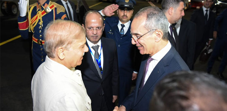 PM Shehbaz Sharif arrives in Egypt to attend COP27