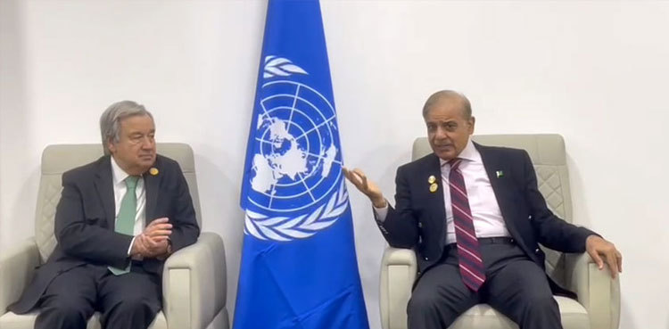 PM Shehbaz Sharif endorses UN Chief’s call for ‘climate justice’