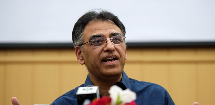 Asad Umar asks govt to hold elections ‘if it believes in democracy’