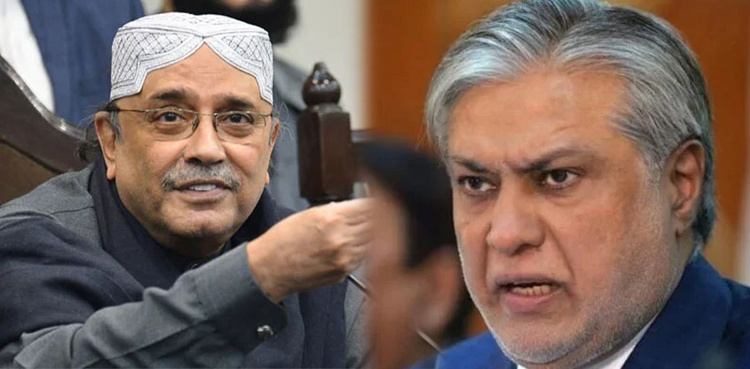 Ishaq Dar, Asif Zardari discuss overall political situation