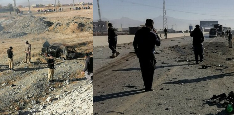 Three killed, 20 injured in suicide attack on police truck in Quetta