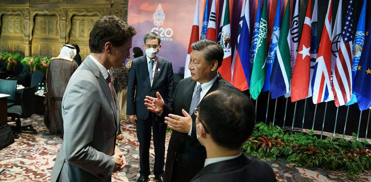 China's Xi confronts Canada's Trudeau at G20 over media leaks