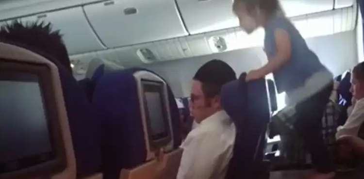 Viral video: Parents let toddler ‘run wild’ during eight-hour flight